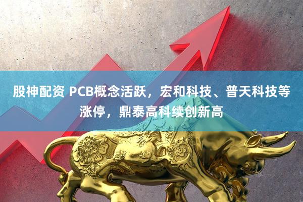 股神配资 PCB概念活跃，宏和科技、普天科技等涨停，鼎泰高科续创新高